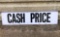“CASH PRICE” Tin Sign (#45)