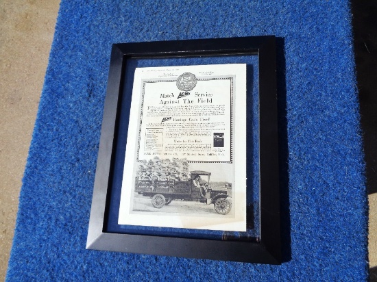 Acme Service Framed Advertising