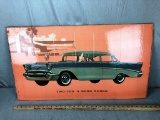 Two-Ten 4-Door Sedan Window Board Advertisement