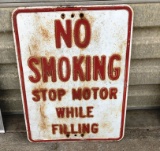 No Smoking Sign, Stop Motor (#45)