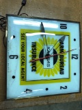 Farm Bureau Insurance Clock