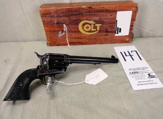 Colt S.A. Army 45-Cal. Revolver, 7 1/2" Bbl., SN:96822SA w/Box (Handgun)