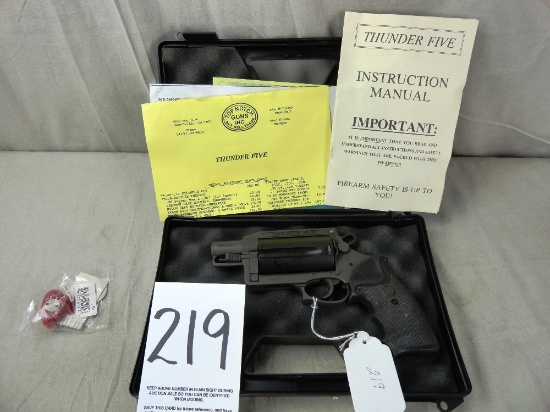 MIL Inc. "Thunder Five" .45LC/.410 Revolver w/Pachmayr Grips & Case, SN:0486 (Handgun)