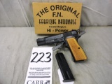 FN Herstal Belgium Hi Power 9mm Pistol, (2) Mags w/Box SN:00582 (Handgun)