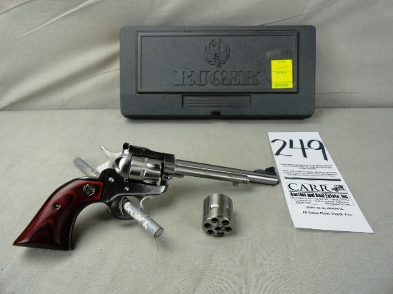 Ruger New Model Single Six, 22-Cal./22 Win Mag Revolver, Stainless Steel, SN:26523245, NIB (Handgun)