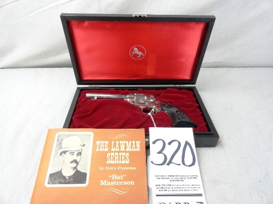 Colt SA Lawman, Bat Masterson, 22LR Revolver, SN:2633LM, New in Case (Handgun)
