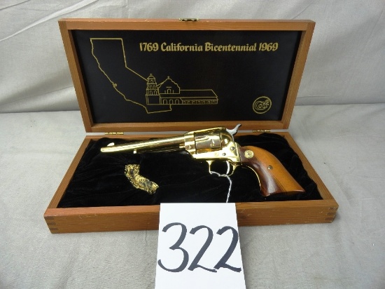 Colt SA Frontier California Bicentennial, 22LR, SN:1180CBI, New in Case (Handgun)