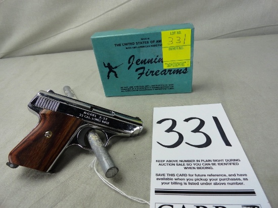 Jennings Firearms M.J22, 22-Cal., SN:442015 (Handgun)