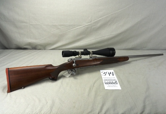 Winchester M.70 Stainless Steel, 338 Win Mag w/Simmons Whitetail Classic 6.5x20x5 Scope, SN:G172710