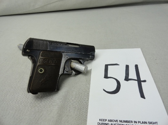 Colt Automatic Caliber 25 Pocket Pistol, SN:314358 (Handgun)