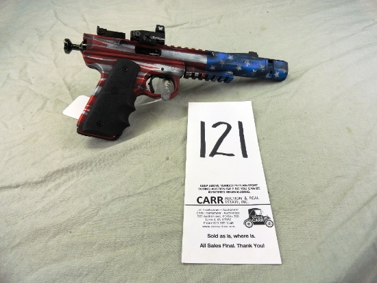 Volquartsen LLV American Flag Scorpion, .22LR w/Hard Case & Extra Mags, SN:VC05184 (Handgun)