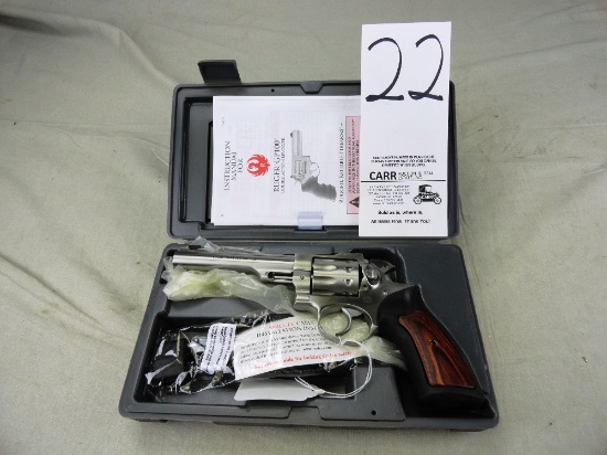 Ruger GP100 22 LR, Stainless, M.01757, SN:178-46515, NIB (Handgun)