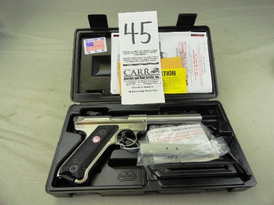 Ruger Mark III Target 22 LR, Stainless M.10103, SN:27514943, NIB (Handgun)