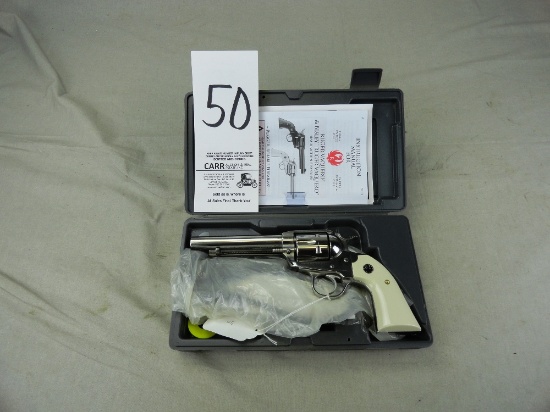 Ruger Vaquero 357 Mag, High Gloss Stainless Model-05130 SN-513-10185, NIB (Handgun)
