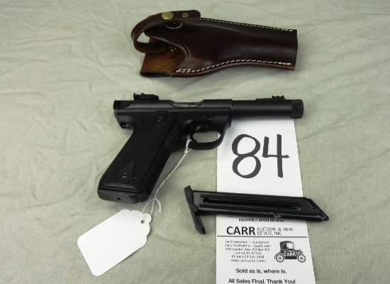 Ruger Mark III 22/45, 22-Cal. w/Extra Mag & Holster, SN:27408172 (Handgun)