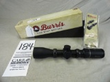 Burris 4x, 1.5-6 power, 30 mm Tube Rifle Scope (Exempt)