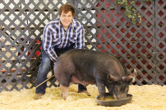 Woodson Corbett Swine Tag#1,  Weight: 268lbs