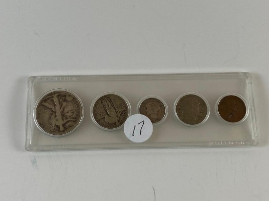 1929 5-Coin Set