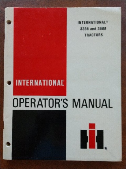 International 3388 and 3588 Tractors Manual