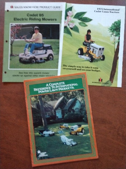 IH Cadet Brochures - set of 3