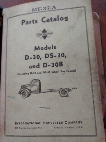 Parts Catalog D-Line Motor Trucks D-15, D-30, DS-30 D-30B