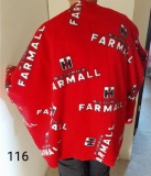 Farmall Fleece Poncho (one size fits all)