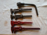 5 IHC adjustable wrenches; 3 ea. 1E, 1 ea. V624, 5E