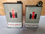 2 IH Milker Pump oil lg, IH Milker Pump oil sm
