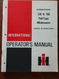 International 730 & 750 Pull-Type Windrowers Operator Manual