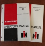 International 428, 435 and 445 Balers Operator Manual - 2 manuals