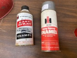 IH Enamel Paint Rattle Cans, (2)   Silver & Black