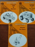 International Cadet 60, Cub 71, 102, and 122 Tractors, IH Lawn Mower - set of 3 manuals