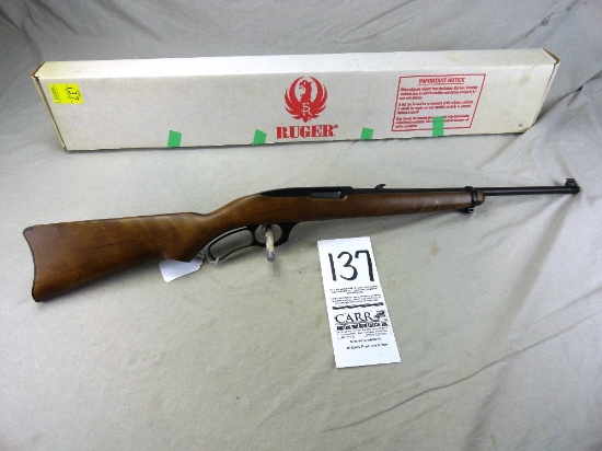 137. Ruger 96/22, Lever, 22-Cal., SN:620-12262, Unfired, Walnut Stock w/Box