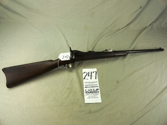 247. Springfield Trapdoor Carbine, Single, 45/70-Cal., SN:175850, 100% Authentic, 1873 Flower After