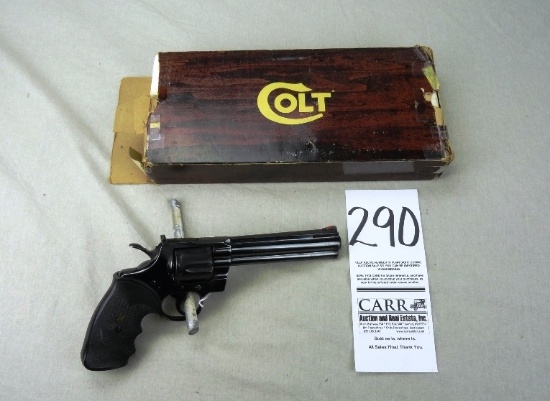 Colt Python 357-Mag, 6" Bbl., SN:K91728 w/Box (HG)