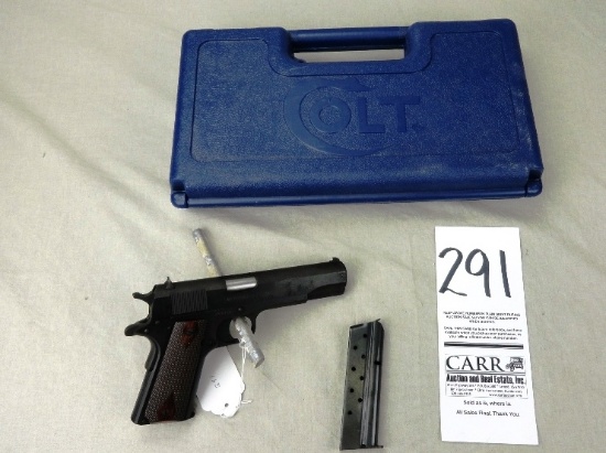 Colt Gov't Model, 38-Super Cal., SN:2928410 w/Box & (3) Extra Mags (HG)