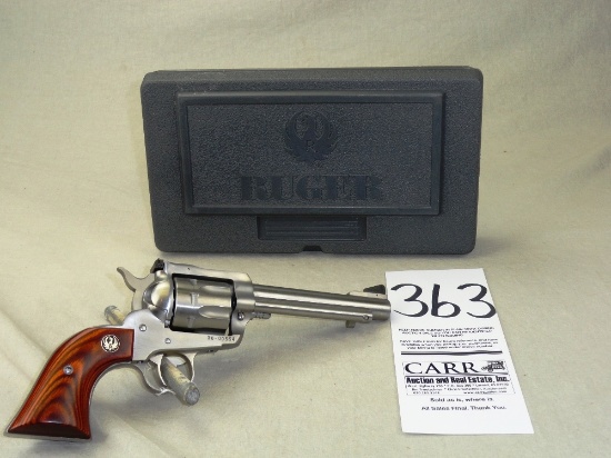 Ruger New Model Blackhawk, 327-Mag., Stainless Steel, 5 1/2" Bbl., SN:38-00554 w/Box (HG)