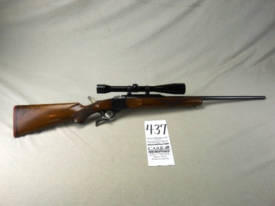 Ruger No. 1, 6mm REM w/Redfield 12x Scope, SN:132-19195
