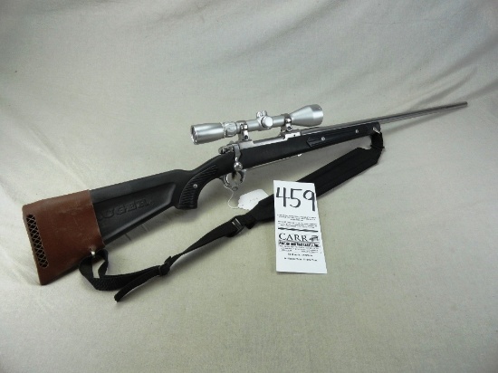 Ruger M77, Mark II, Stainless Steel, 338 Win Mag w/Sightron 3-9x42 Scope, SN:786-28722