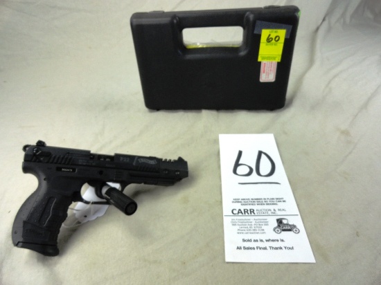 60. Walther P22, Auto, 22-Cal., SN:B003479, Black Compensator w/Box (HG)