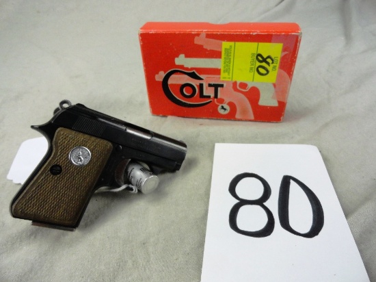 80. Colt Jr., Auto, 22-Short, SN:56313CC, Original  Box & Shells (HG)