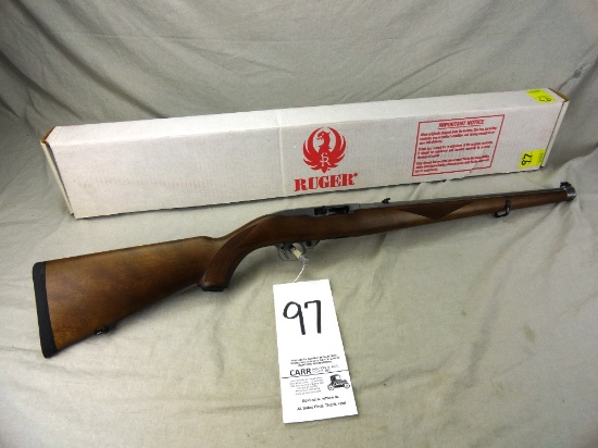 97. Ruger 10/22, Auto, 22-Cal., SN:243-66047, Mannlicher Stock, SS w/Box