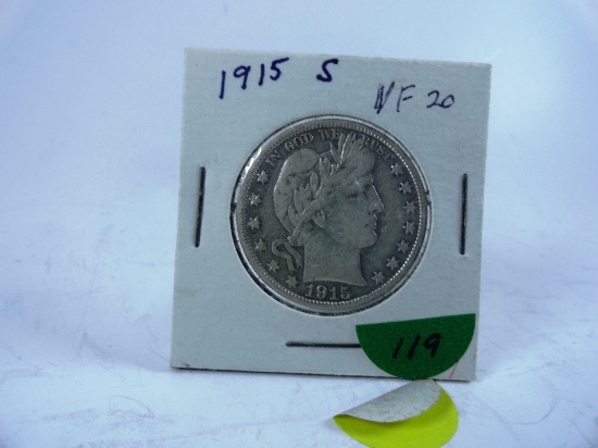 1915-S Half-Dollar, VF20