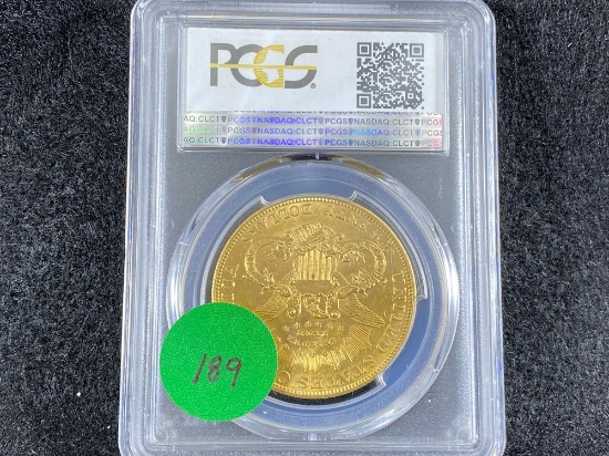 1904 Liberty $20 Gold Piece, AU58