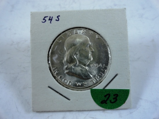 1954-S Franklin Half-Dollar