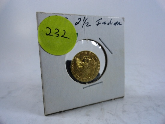1928 Indian Head $2.50 Gold Piece, EF40