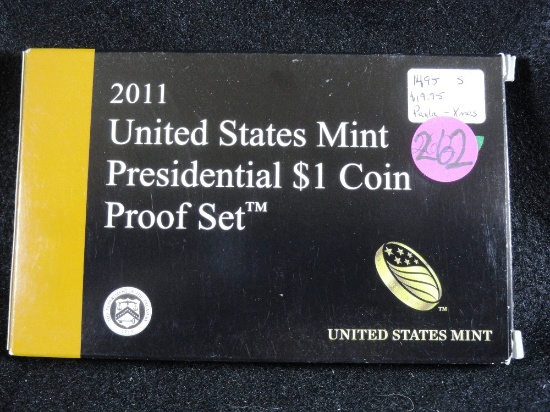 2011-S Presidential $1 Proof Set