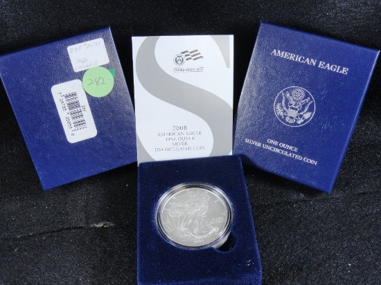 2008-W Amer. Silver Eagle Dollar, UNC