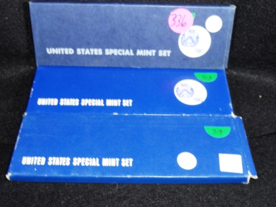 (1) 1966& (2) 1967 Special Mint Sets (x3)