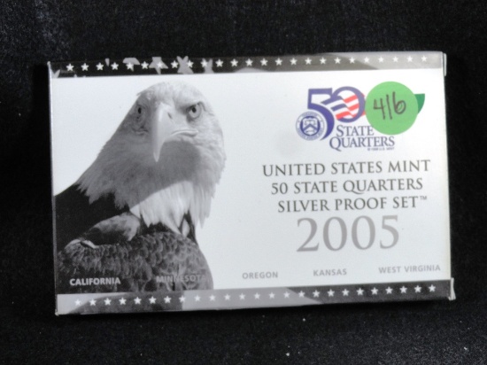 2005-S 50-State Quarters Silver Proof Set